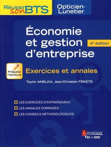 Économie et gestion d'entreprise exercices et annales