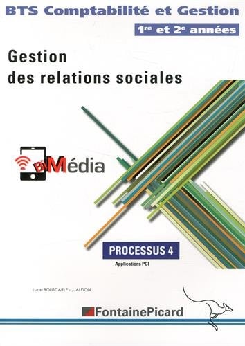 Gestion des relations sociales Processus 4 BTS Comptabilité et Gestion 1re et 2e Applications PGI
