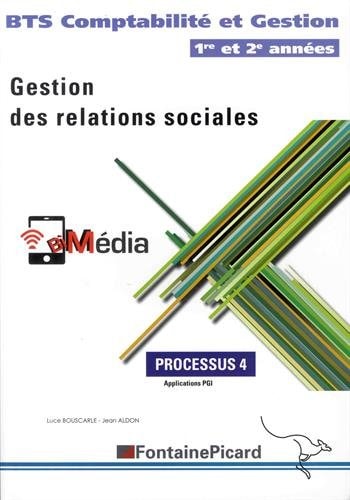 Gestion des relations sociales BTS Comptabilité et Gestion 1re et 2e années Processus 4, Application PGI