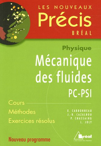 Mécanique des fluides PC-PSI