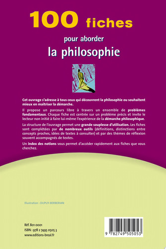 100 fiches pour aborder la philosophie