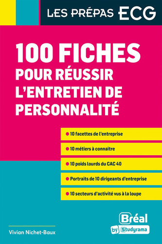 100 fiches pour réussir l'entretien de personnalité
