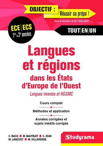 Langues et régions dans les Etats d'Europe de l'Ouest ECE/ECS 1re & 2e années
