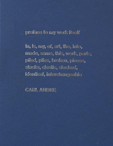Carl Andre sculpture as place, 1958-2010