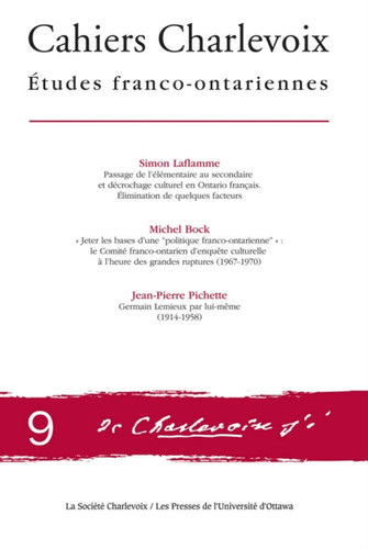 Cahiers Charlevoix 9