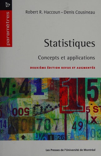 Statistiques: concepts et applications
