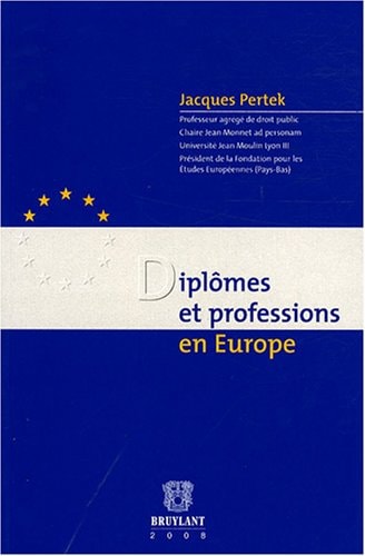 Diplômes et professions en Europe