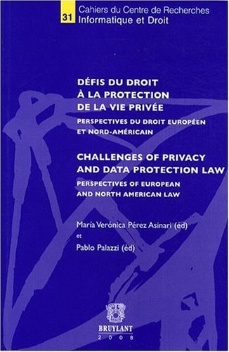 Challenges of privacy and data protection law