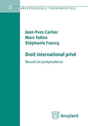Droit international privé recueil de jurisprudence