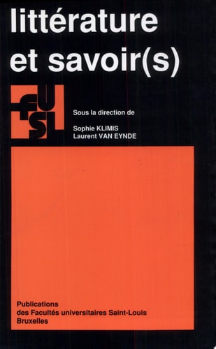 Littérature et savoir (s)