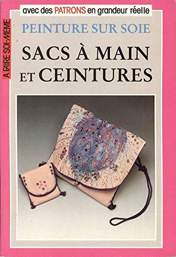Sacs à main et ceintures: peinture sur soie