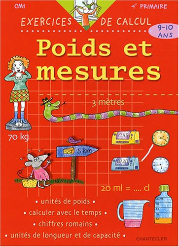 Poids et mesures CM1 9-10 ans