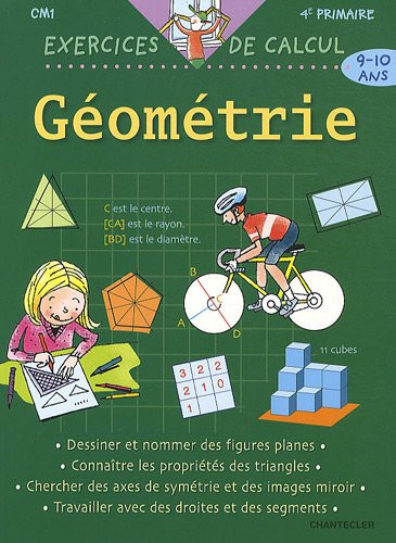 Géométrie CM1, 4e primaire, 9-10 ans