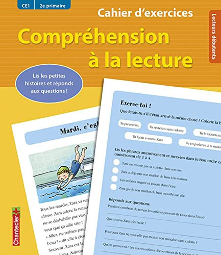Compréhension à la lecture CE1 Cahier d'exercices