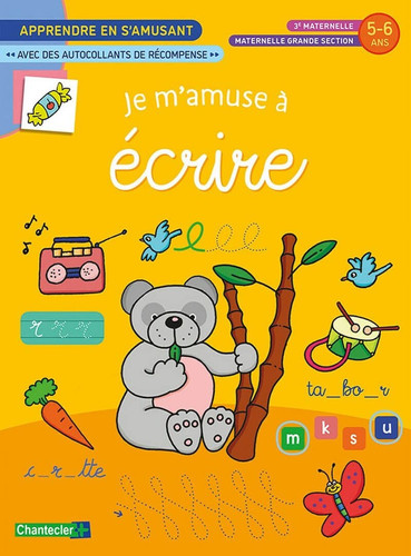 Je m'amuse à écrire - Avec des autocollants de récompense
