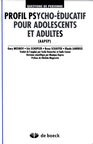 Profil psycho-éducatif pour adolescents et adultes (AAPEP)