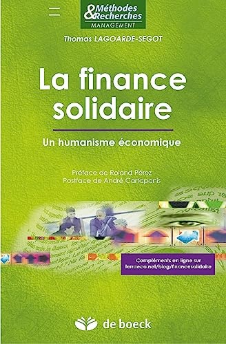 La finance solidaire Un humanisme économique