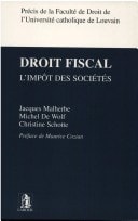Droit fiscal l'impôt des sociétés