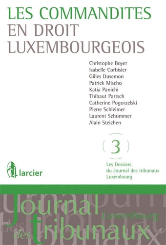 Les commandites en droit luxembourgeois