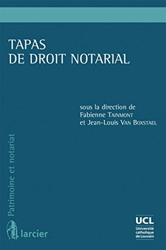 Tapas de droit notarial