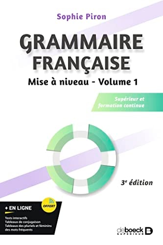 Grammaire, Mise à niveau. Tome 1 Supérieur et formation continue