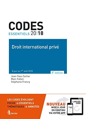 Code essentiel : Droit international privé