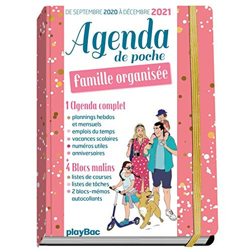 Agenda de poche Famille organisée