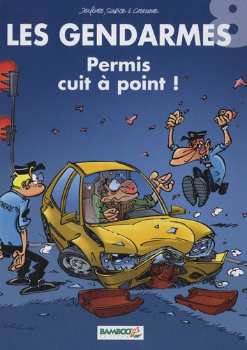 Permis cuit à point ! Avec les 6 cartes de la famille "les gendarmes" pour le jeu des familles Bamboo