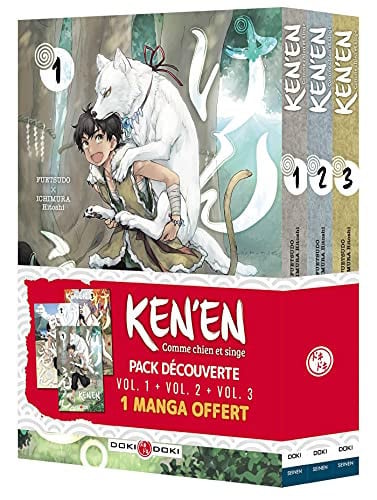Ken'en - Comme chien et singe - Pack promo vol. 01 à 03 (Ken'en - Comme chien et singe, pack promo V01 à V03) (French Edition)