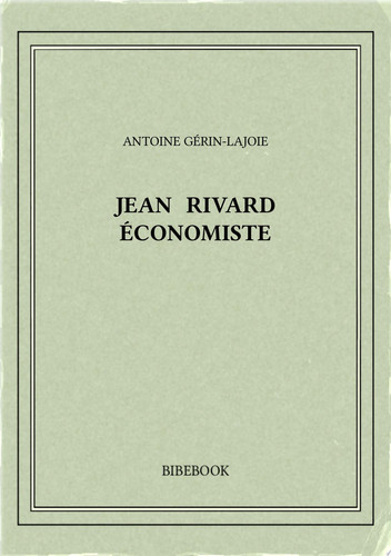 Jean Rivard économiste