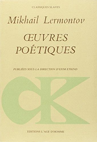 Oeuvres poétiques