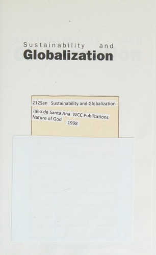 Sustainability and Globalization