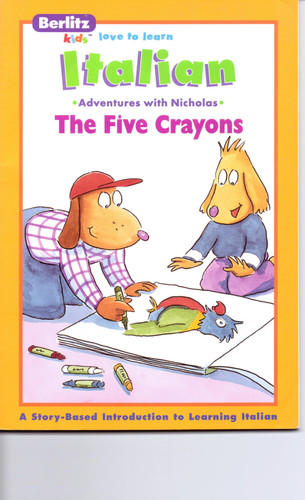 Five crayons