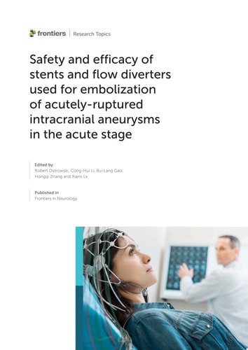 Safety and efficacy of stents and flow diverters used for embolization of acutely-ruptured intracranial aneurysms in the acute stage