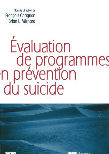 Evaluation de programmes en prévention du suicide
