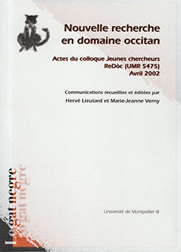 Nouvelle recherche en domaine occitan
