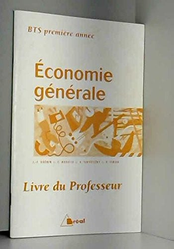 Économie générale livre du professeur, BTS première année