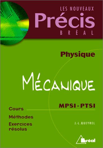 Mécanique MPSI, PTSI