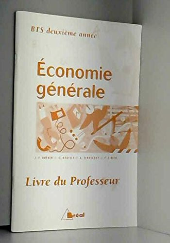 Économie générale, BTS deuxième année livre du professeur