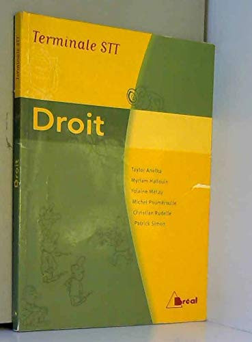 Droit classe de terminale STT