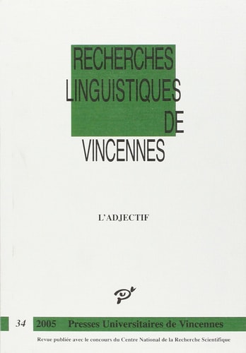 L'adjectif