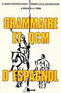 grammaire et qcm d'espagnol
