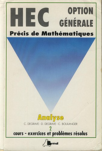 Précis de mathématiques Analyse