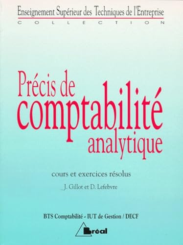 Précis de comptabilité analytique cours et exercices résolus