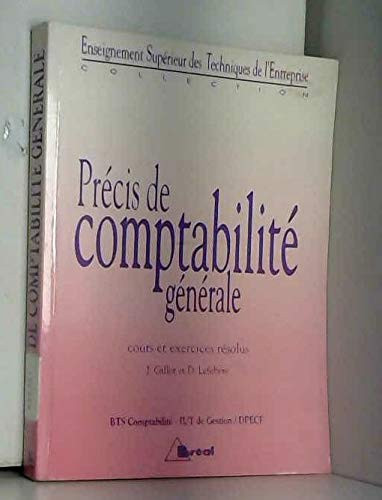 Précis de comptabilité générale cours et exercices résolus