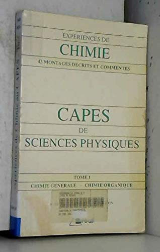 Chimie organique et chimie générale