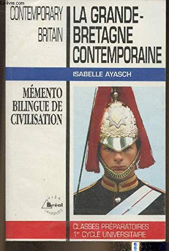 Contemporary Britain, anglais