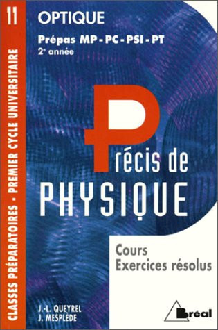 Optique prépas MP-PC-PSI-PT, 2e année