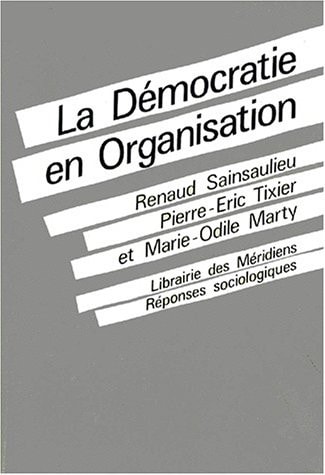 La démocratie en organisation vers des fonctionnements collectifs de travail