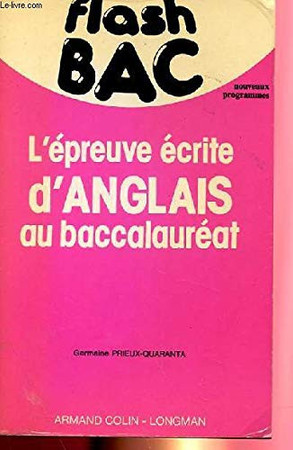 L'Épreuve écrite d'anglais au baccalauréat